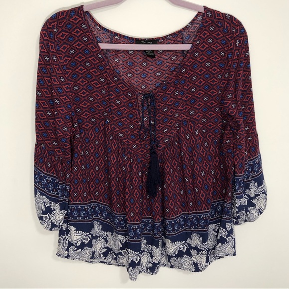 Timing Tops - Timing boho top